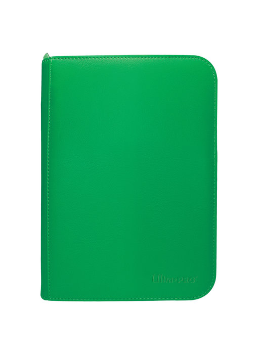 Ultra Pro Zip Binder Pro Vivid 4-Pocket Green