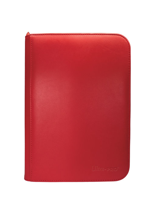 Ultra Pro Zip Binder Pro Vivid 4-Pocket Red