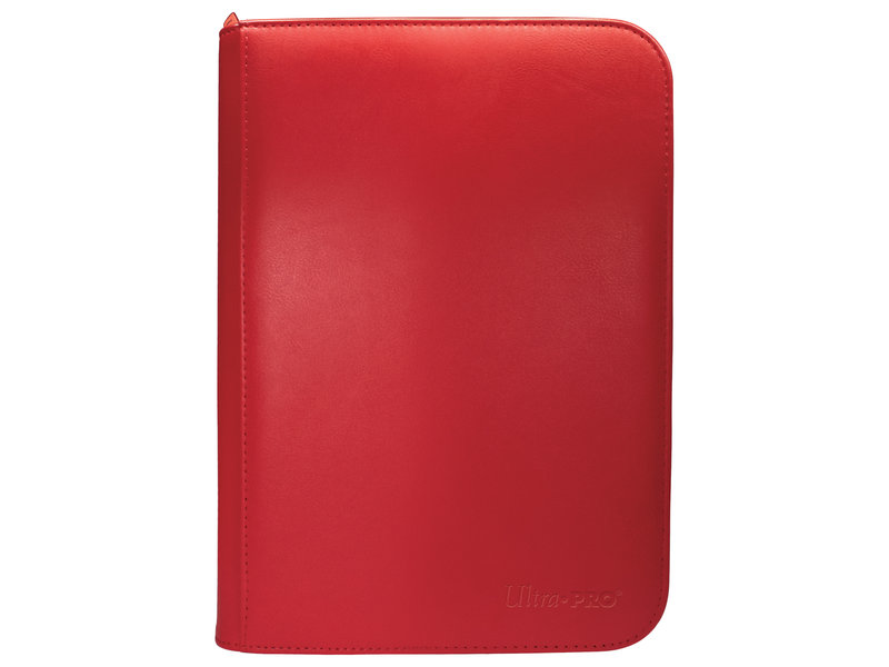 Ultra-Pro Ultra Pro Zip Binder Pro Vivid 4-Pocket Red