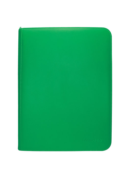 Ultra Pro Zip Binder Pro Vivid 9-Pocket Green
