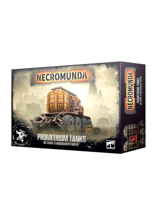 Necromunda Promethium Tanks On Cargo - 8 Trailer