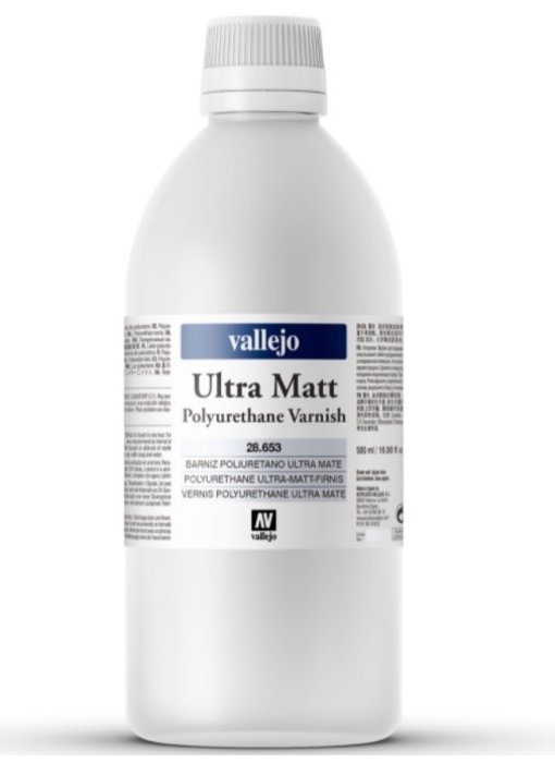 Vallejo - Ultra Matt Polyurethane Varnish (500ml) (28.653)