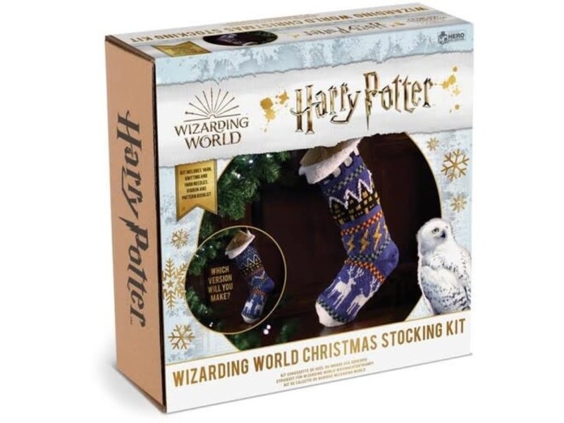 Harry Potter Knitting Kit Hogwart Christmas Stockings - NOEL
