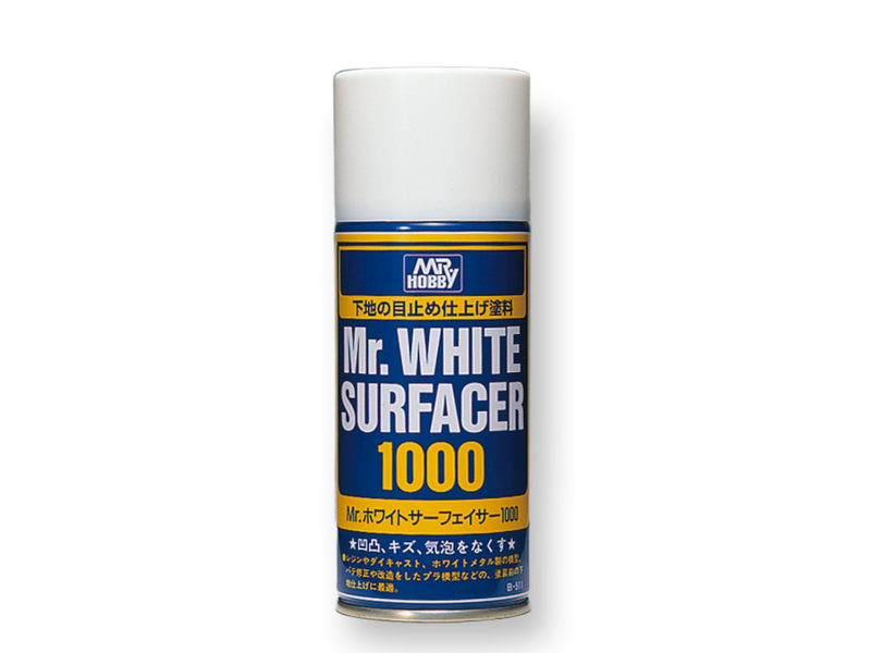 Mr Hobby Mr Surfacer Spray 1000 White