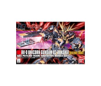 Bandai Hguc #134 1/144 Unicorn Gundam 02 Banshee (destroy Mode)