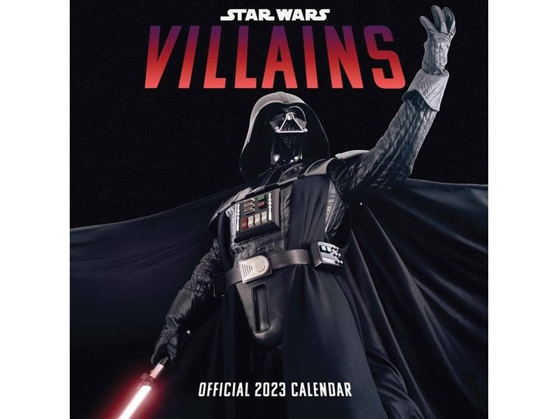 Danilo Disney Star Wars, Villains Official Calendar 2023