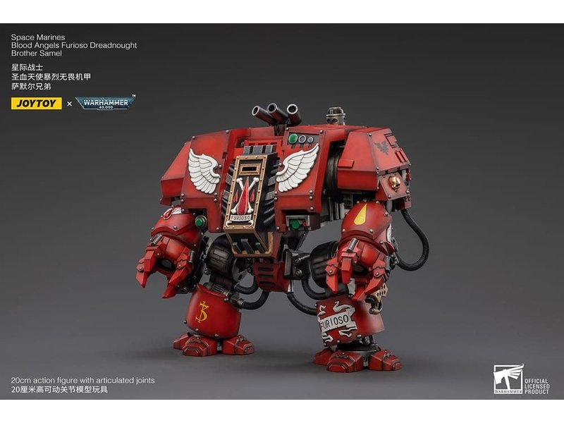 Sideshow Blood Angels Furioso Dreadnought Brother Samel Collectible Figure by Joytoy 1:18 Scale - Space Marines