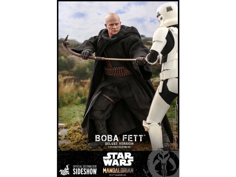 Sideshow Boba Fett™ (Deluxe Version) Sixth Scale Figure Set by Hot Toys