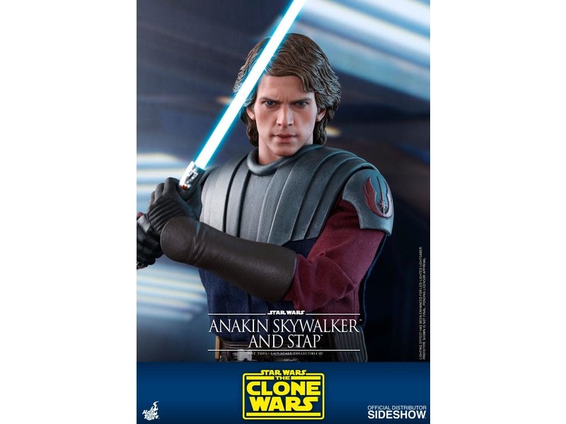 Sideshow Anakin Skywalker and STAP (Special Edition) Sixth Scale Figure Set by Hot Toys The Clone Wars - Television Masterpiece Series