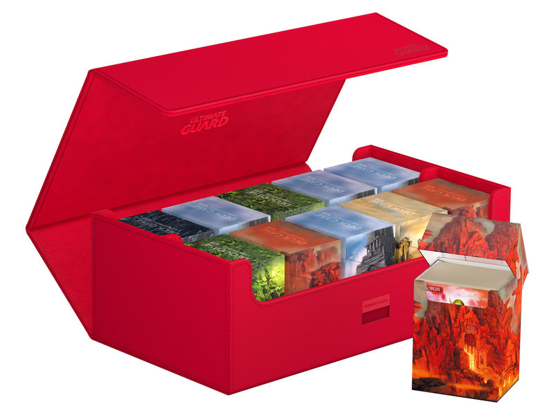 Ultimate Guard Deck Case Arkhive 800+ Monocolor Red
