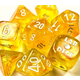 Borealis 7-Die Set Canary/White Luminary W/Bonus D (CHX30053)