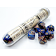 Lustrous 7-Die Set Azurite/Gold With Bonus Dice (CHX30055)