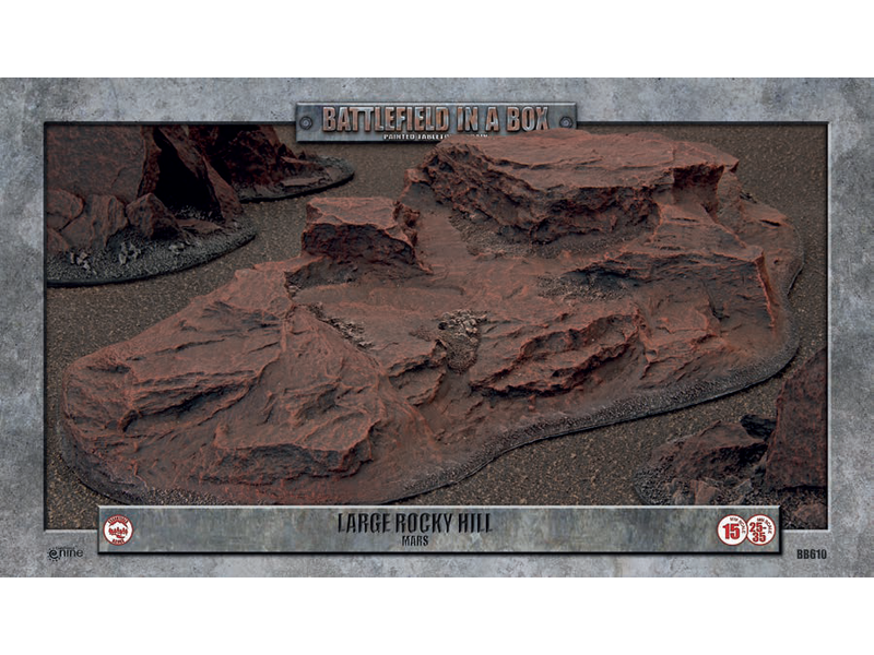 Battlefield in a Box Battlefield In A Box - Large Rocky Hill - Mars