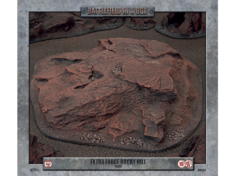 Battlefield in a Box Battlefield In A Box - Etra Large Rocky Hill - Mars