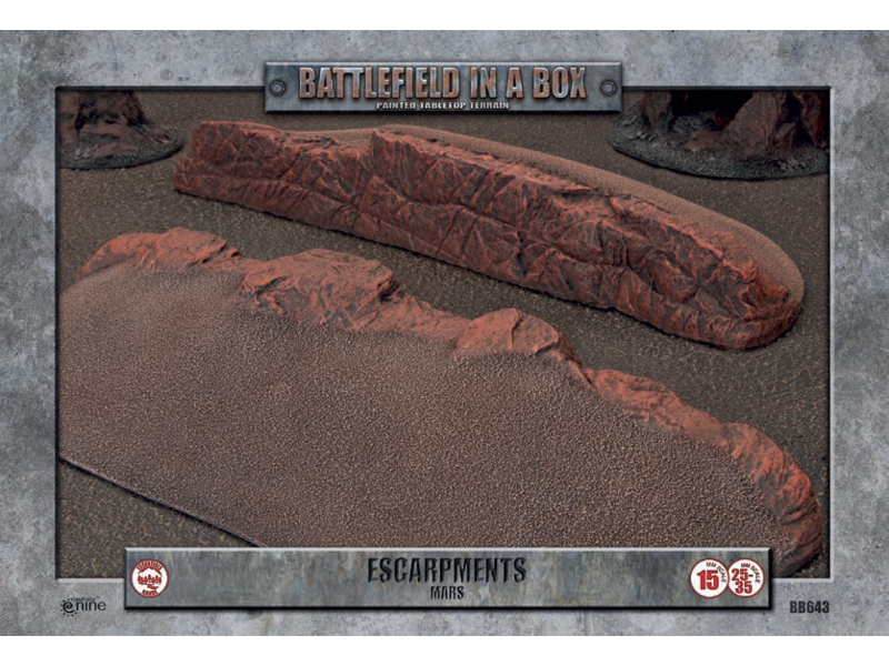 Battlefield in a Box Battlefield In A Box - Escarpments - Mars