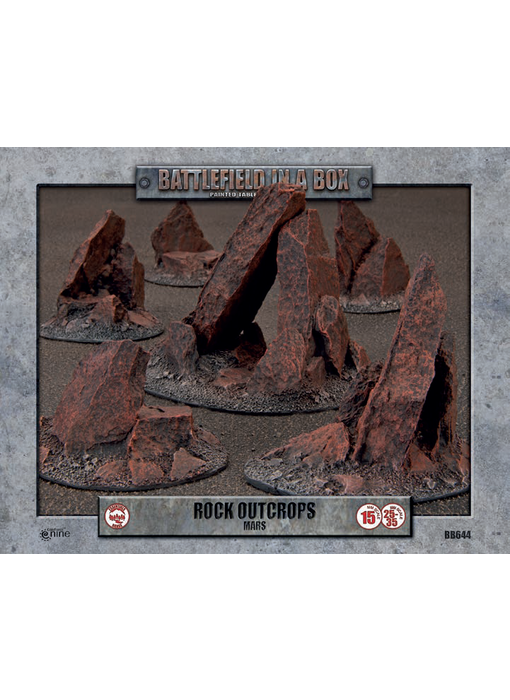 Battlefield In A Box - Rock Outcorps - Mars