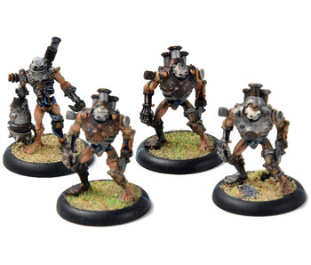WARMACHINE 4 Scrap Thralls #2 WELL PAINTED METAL Cryx