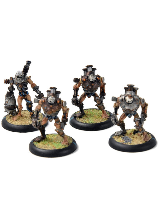 WARMACHINE 4 Scrap Thralls #2 WELL PAINTED METAL Cryx