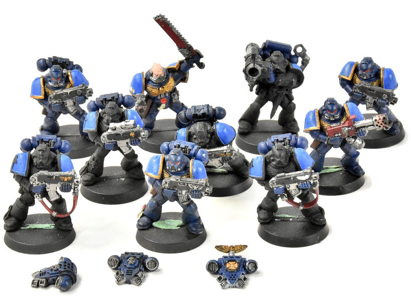 Games Workshop SPACE MARINES 10 Tactical Space Marines #3 Warhammer 40K