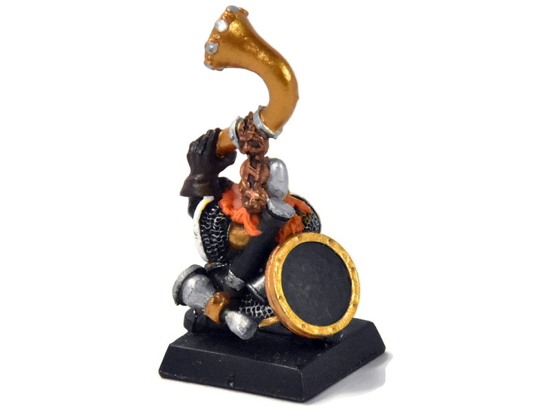 Games Workshop DWARFS Dwarf Warrior Musician #1 METAL Fantasy