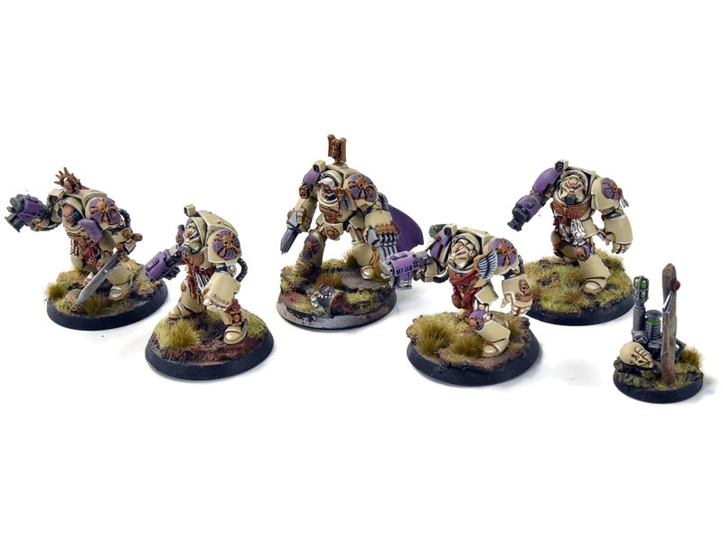 Games Workshop SPACE MARINES 5 Terminators #2 WELL PAINTED Warhammer 40K