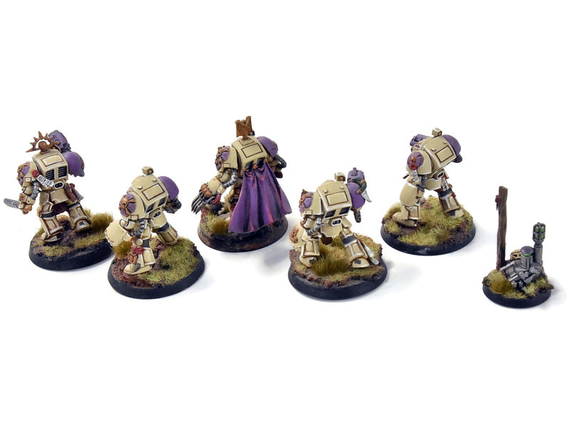 Games Workshop SPACE MARINES 5 Terminators #2 WELL PAINTED Warhammer 40K