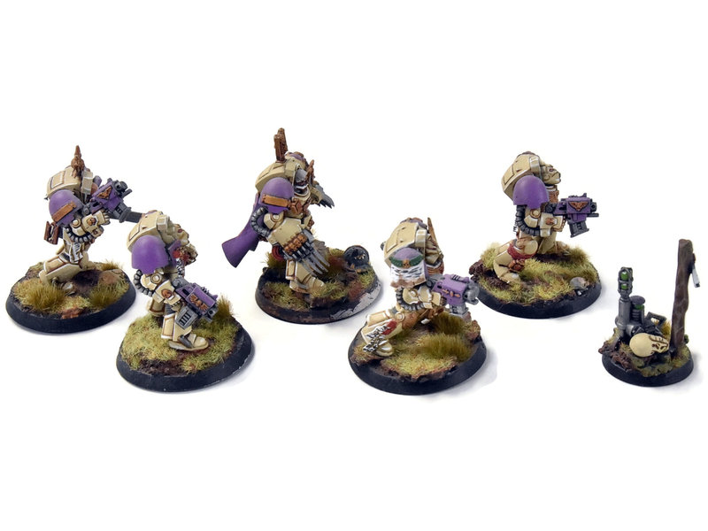 Games Workshop SPACE MARINES 5 Terminators #2 WELL PAINTED Warhammer 40K