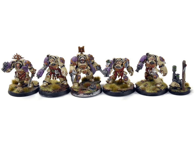 Games Workshop SPACE MARINES 5 Terminators #2 WELL PAINTED Warhammer 40K