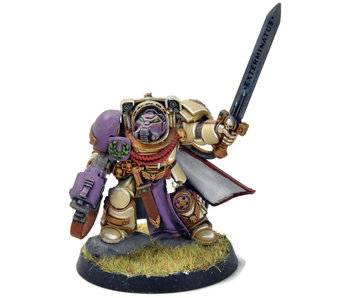 SPACE MARINES Terminator Captain #1 WELL PAINTED Warhammer 40K