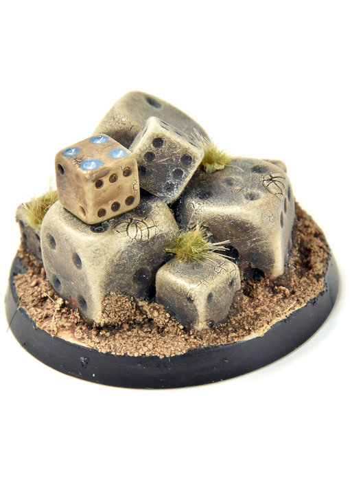 WARHAMMER Dice Objectives Marker #1 PRO PAINTED 40mm base