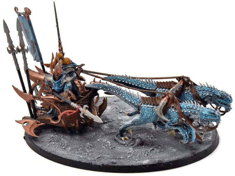 Games Workshop CITIES OF SIGMAR Drakespawn Chariot #4 WELL PAINTED Sigmar