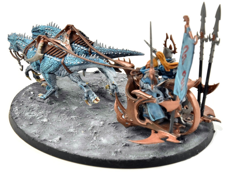 Games Workshop CITIES OF SIGMAR Drakespawn Chariot #4 WELL PAINTED Sigmar