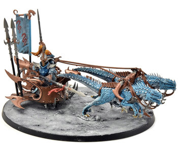 CITIES OF SIGMAR Drakespawn Chariot #2 WELL PAINTED Sigmar