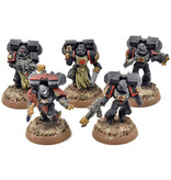 Games Workshop SPACE MARINES 5 Assault Marines #1 missing one hand Warhammer 40K