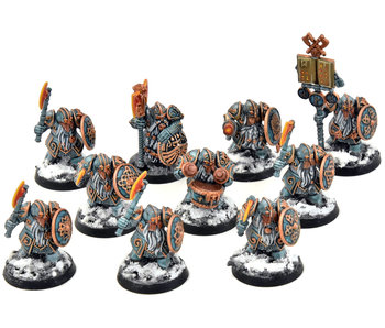 CITIES OF SIGMAR 10 Ironbreakers #3 WELL PAINTED Sigmar