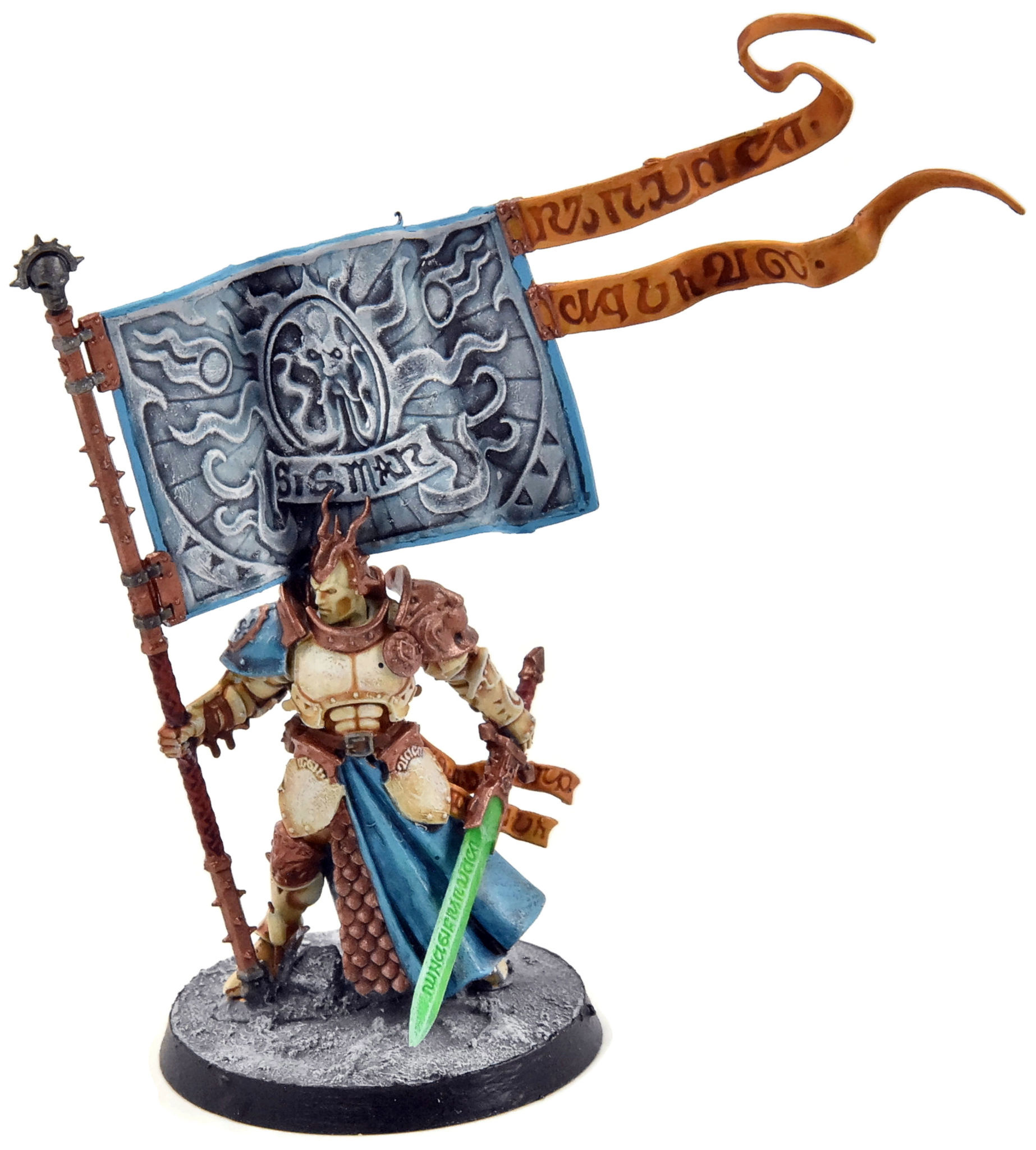 STORMCAST ETERNALS Knight Vexillor with Banner of Apotheosis 1 WELL