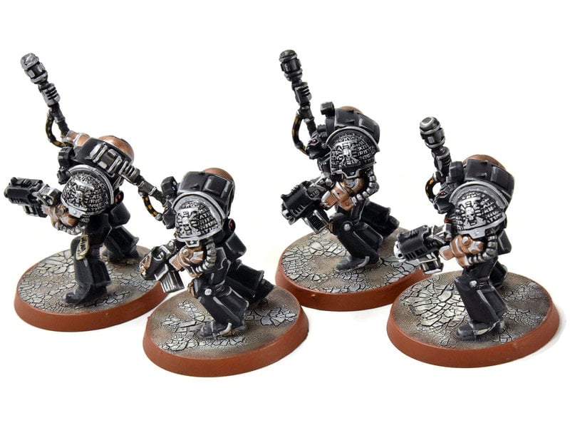 Games Workshop SPACE MARINES 4 Terminators #2 PRO PAINTED Warhammer 40K Terminator Squad