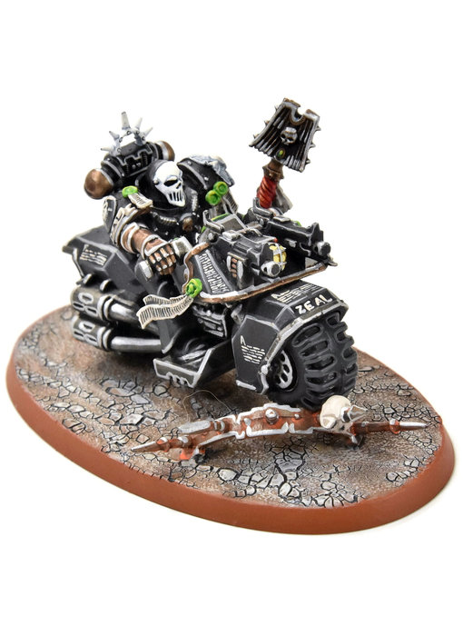 SPACE MARINES Chaplain on Bike #1 PRO PAINTED Warhammer 40K