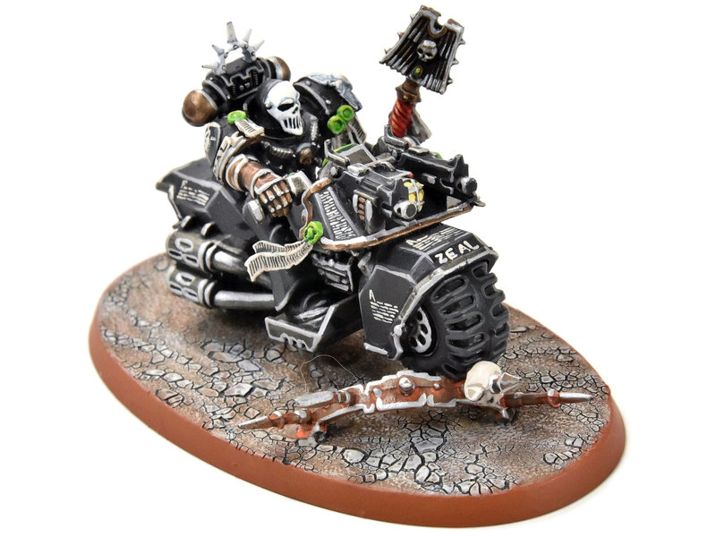 Games Workshop SPACE MARINES Chaplain on Bike #1 PRO PAINTED Warhammer 40K
