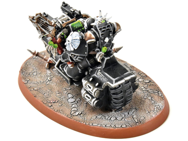 Games Workshop SPACE MARINES Chaplain on Bike #1 PRO PAINTED Warhammer 40K