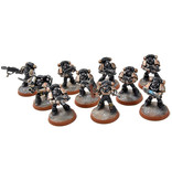Games Workshop SPACE MARINES 10 Tactical Marines Squad #4 PRO PAINTED Warhammer 40K