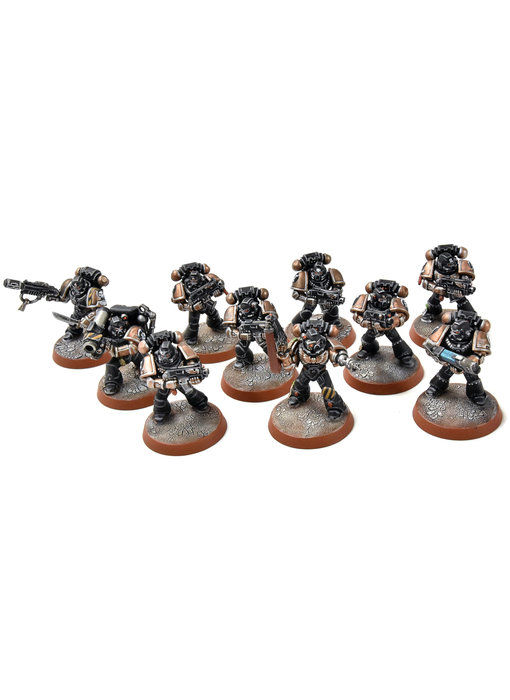 SPACE MARINES 10 Tactical Marines Squad #4 PRO PAINTED Warhammer 40K