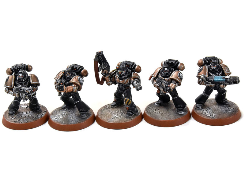Games Workshop SPACE MARINES 10 Tactical Marines Squad #4 PRO PAINTED Warhammer 40K