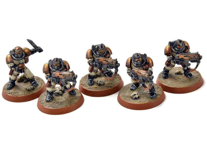 Games Workshop SPACE MARINES 5 Scouts #3 PRO PAINTED Warhammer 40K