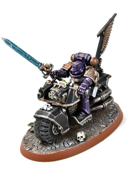 SPACE MARINES Librarian on Bike #1 PRO PAINTED Warhammer 40K