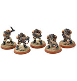 Games Workshop SPACE MARINES 5 Scouts #2 PRO PAINTED Warhammer 40K Alternate heads