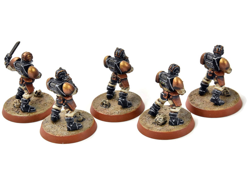 Games Workshop SPACE MARINES 5 Scouts #2 PRO PAINTED Warhammer 40K Alternate heads