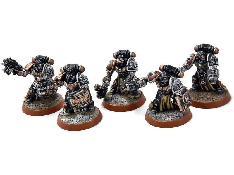 Games Workshop SPACE MARINES 5 Veterans #7 PRO PAINTED Warhammer 40K