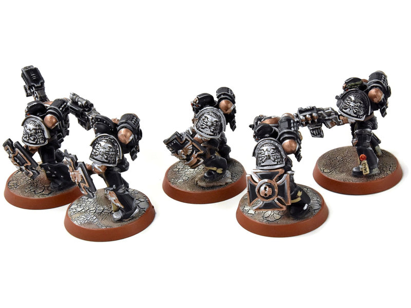 Games Workshop SPACE MARINES 5 Veterans #7 PRO PAINTED Warhammer 40K