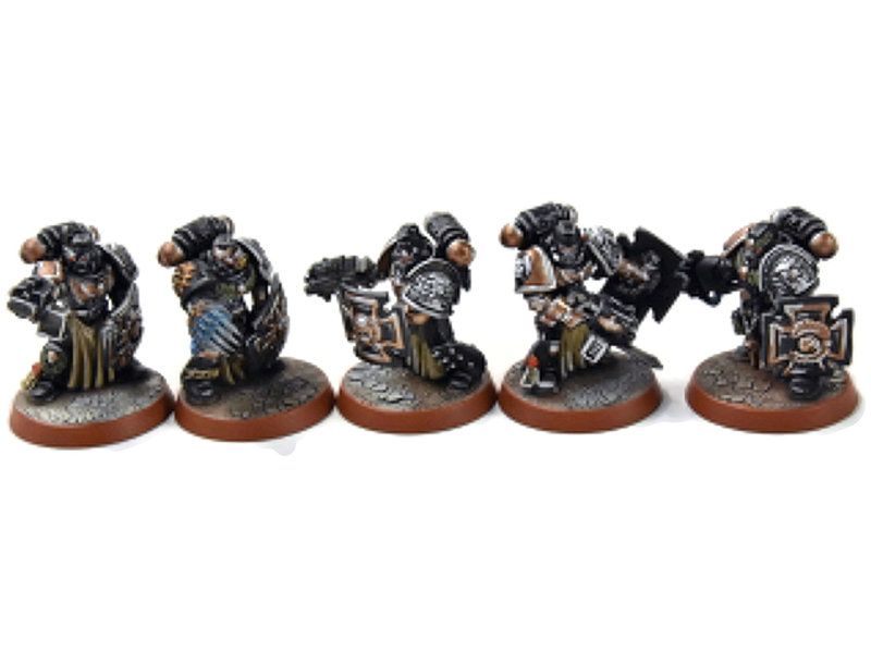 Games Workshop SPACE MARINES 5 Veterans #10 PRO PAINTED Warhammer 40K
